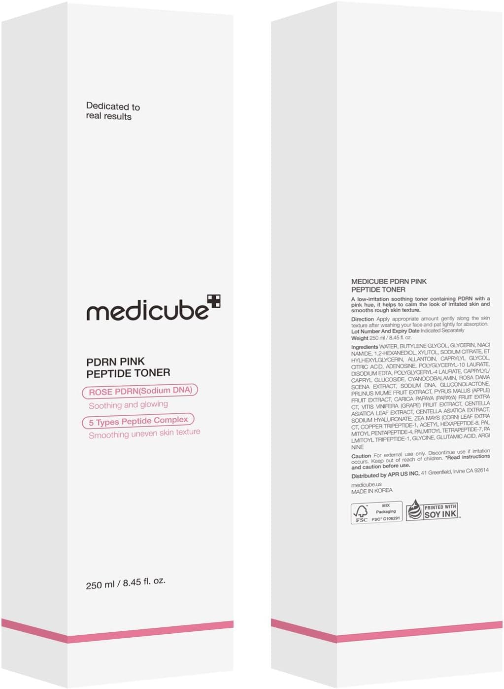 medicube PDRN Toner Salmon DNA Milky Toner | for Hydrating, Moisturizing, Soothing with Ceramide, Peptide | Glass Glow Skin | Korean Skincare, 5.07 fl.oz